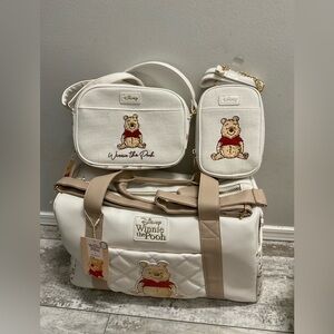 NWT Winnie the pooh weekender bag and crossbody bag in sets